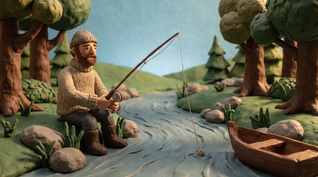 Przykładowa grafika: Styl 09. Plastelina (Claymation)