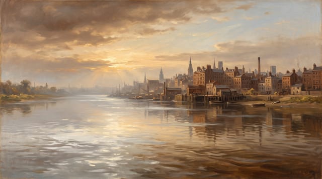 Przykładowa grafika: Styl 24. Sielankowe Malarstwo XIX-wieczne (Serene Pastoral)